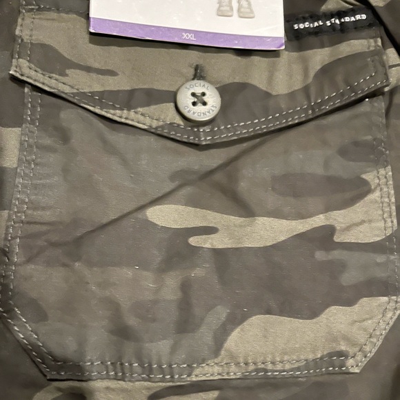 Social Standard Hero Utility Shorts Convertible Length Relaxed Fit Camo XXL - Picture 5 of 7